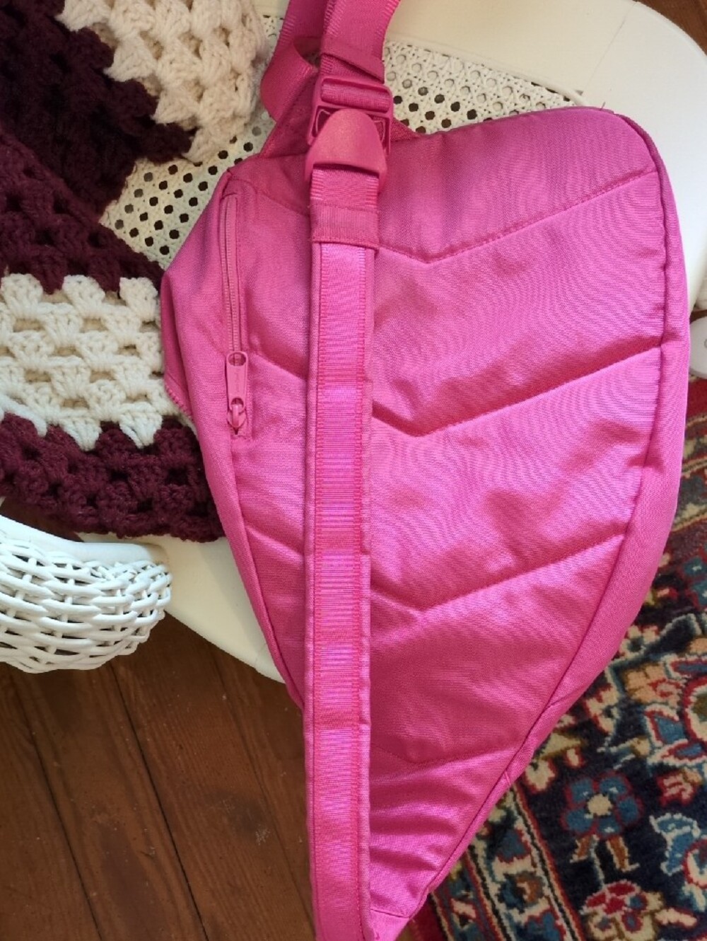 Vera Bradley Fuchsia Pink Sling Crossbody Bag - Picture 5 of 5